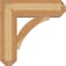 Ekena Millwork Thorton Craftsman Rough Sawn Bracket w/ Offset Brace, Western Red Cedar, 8"W x 24"D x 24"H BKT0806X24X24THR04RWR - alternate 3